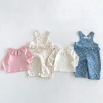 【80-130cm】トップスorサロペット 女の子 フリル カジュアル - 画像 (3)