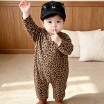【66-90cm】ロンパース ベビー レオパード おしゃれ - 画像 (7)