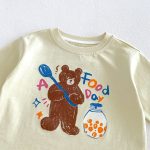 【80-130cm】長袖Tシャツ キッズ服 カートゥーン プリント - 画像 (16)