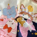 【80-130cm】長袖Tシャツ 女の子 カートゥーン レイヤード - 画像 (17)