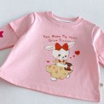 【80-130cm】長袖Tシャツ 女の子 カートゥーン レイヤード - 画像 (14)