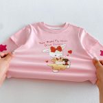 【80-130cm】長袖Tシャツ 女の子 カートゥーン レイヤード - 画像 (16)