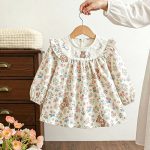 【66-110cm】ロンパースorワンピース ベビー 花柄 かわいい - 画像 (6)