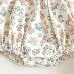【66-110cm】ロンパースorワンピース ベビー 花柄 かわいい - 画像 (8)