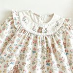 【66-110cm】ロンパースorワンピース ベビー 花柄 かわいい - 画像 (9)