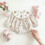 【66-110cm】ロンパースorワンピース ベビー 花柄 かわいい - 画像 (3)