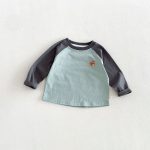 【80-130cm】長袖Tシャツ 男の子 ラグラン ボーダー柄 - 画像 (9)