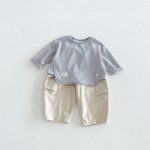 【80-130cm】トップスorパンツ 男の子 無地 カジュアル - 画像 (9)