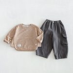 【80-130cm】トップスorパンツ 男の子 無地 カジュアル - 画像 (11)