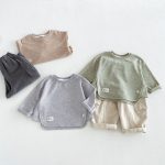 【80-130cm】トップスorパンツ 男の子 無地 カジュアル - 画像 (3)