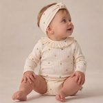 【66-90cm】ロンパース ベビー フリル 長袖 シンプル - 画像 (3)