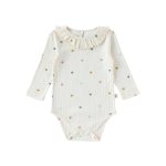 【66-90cm】ロンパース ベビー フリル 長袖 シンプル - 画像 (8)