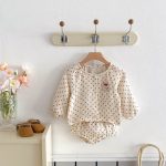 【66-100cm】トップス&ブルマ ベビー ウサギ ドット キュート - 画像 (8)
