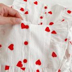【66-100cm】ロンパースorワンピース ベビー 姉妹服 ハート - 画像 (14)