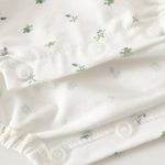 【66-90cm】ロンパース ベビー 小花柄 フリル襟 - 画像 (11)