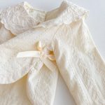 【73-110cm】セットアップ ベビー フリル襟 ジャカード - 画像 (13)