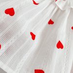 【66-100cm】ロンパースorワンピース ベビー 姉妹服 ハート - 画像 (15)