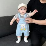 【66-90cm】ロンパース ベビー ペンギン レイヤード - 画像 (3)