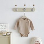 【66-90cm】ロンパース ベビー 熊柄ボーダー シンプル - 画像 (6)