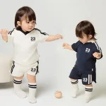 【73-100cm】セットアップ ベビー 英字 ポロ スポーツ
