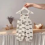 【66-110cm】サロペット ベビー 小花柄or犬柄 かわいい - 画像 (14)