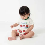 【80-120cm】セットアップ ベビー トマトプリント お出かけに - 画像 (5)