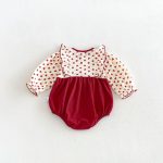 【66-90cm】ロンパース ベビー フラワー キュート - 画像 (4)