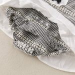 【66-90cm】ロンパース ベビー チェック プリンセス - 画像 (7)