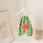 【66-90cm】ロンパースorサロペット ベビー スイカ - 画像 (6)
