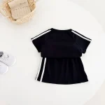 【80-130cm】セットアップ ベビー リボン スカート シンプル - 画像 (17)
