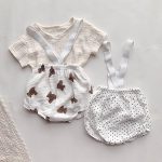 【66-90cm】半袖Tシャツorパンツ ベビードット柄 かわいい - 画像 (8)