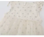 【66-90cm】ロンパース ベビー 肩リボン 小花柄 - 画像 (13)