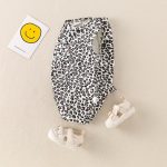 【66-90cm】ロンパース ベビー ヒョウ柄 ノースリープ - 画像 (9)