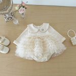 【66-90cm】ロンパース ベビー プリンセス チュール - 画像 (8)