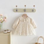【66-90cm】ロンパース ベビー レース プリンセス - 画像 (4)