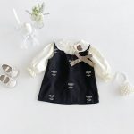 【73-110cm】クマブラウス＆ワンピース ベビー かわいい - 画像 (2)