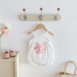 【66-90cm】キャミロンパース ベビー リボン スウィート - 画像 (4)