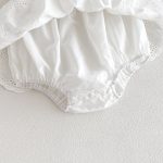 【66-90cm】ロンパース ベビー ビッグ蝶結び レース - 画像 (12)