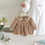 【66-90cm】ロンパース ベビー 可愛い 無地 キュート - 画像 (9)