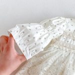 【66-90cm】ロンパース ベビー パフスリーブ 花柄 - 画像 (9)