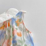 【66-90cm】ロンパース ベビー カラフル フラワー - 画像 (11)
