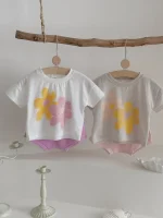 【66-100cm】セットアップ ベビー フラワー プリント - 画像 (35)
