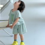【73-110cm】セットアップ ベビー ひんやり 韓国風 - 画像 (9)