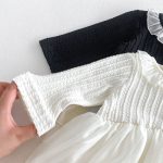 【66-90cm】ロンパース ベビー レース襟 チュール - 画像 (15)