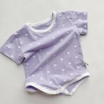 【66-90cm】ロンパース ベビー ポルカ ドット柄 パステルカラー - 画像 (9)