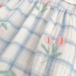 【66-90cm】ロンパース ベビー チューリップ チェック - 画像 (8)