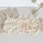 【66-100cm】ロンパース ベビー プリント キャミソール - 画像 (7)