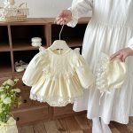 【66-90cm】ロンパース ベビー レース プリンセス - 画像 (9)