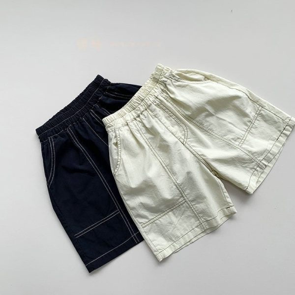 【80-130cm】ハーフパンツ 男の子 カジュアル シンプル