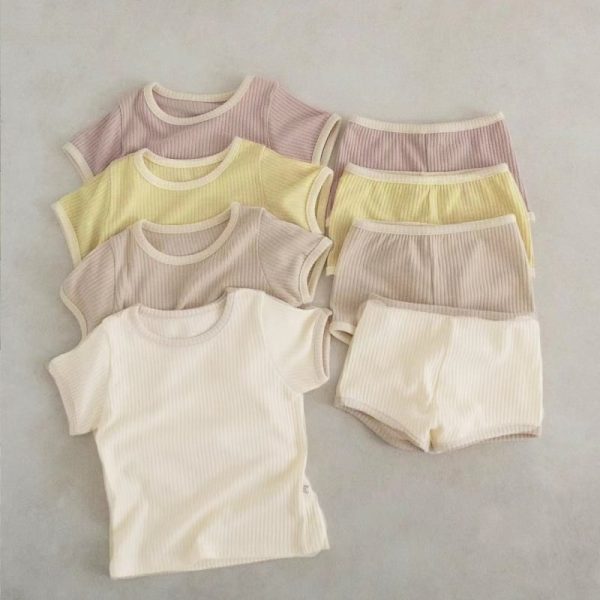 【66-90cm】セットアップ ベビー キャンディカラー 4色選べる